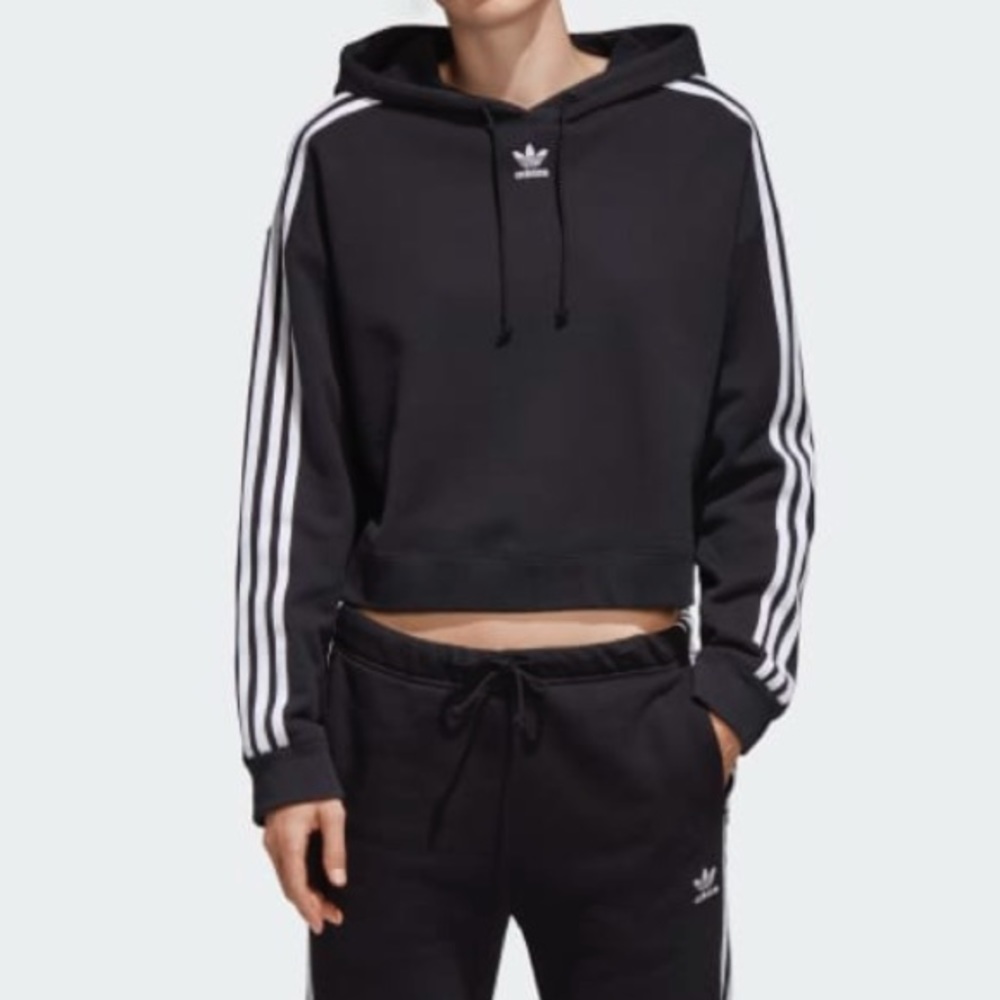Adidas cropped hoodie